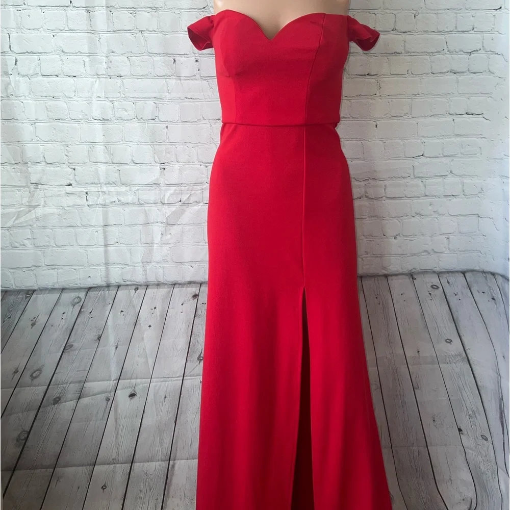 Windsor Red long dress size 1/2 - Picture 1 of 12